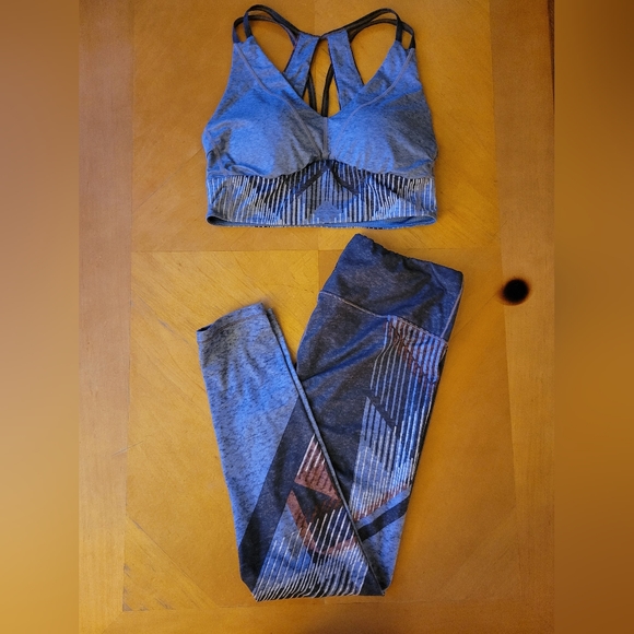 Prana Pillar Printed Legging -blue sangria - medium - Picture 7 of 7